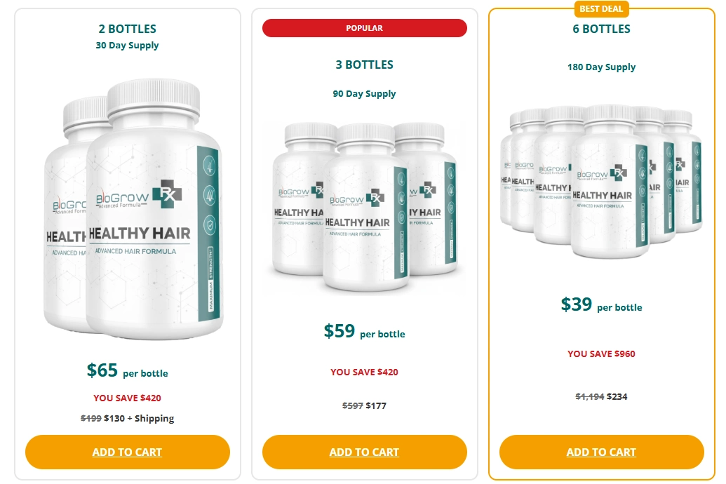 BioGrow pricing bundles